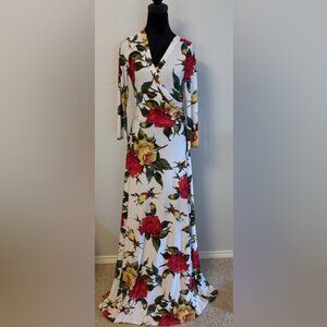 Size M Tua Wrap Floral Dress